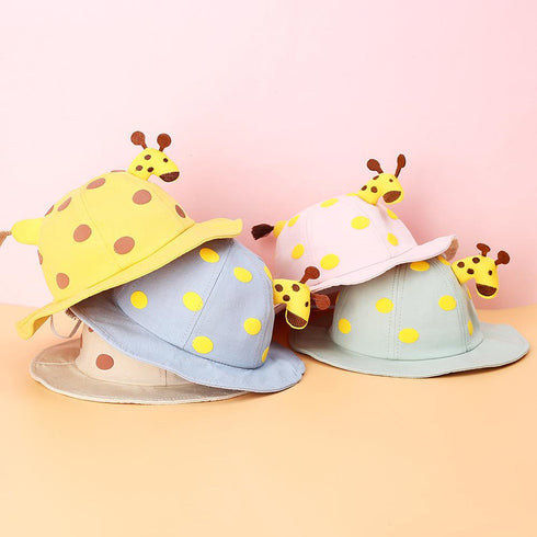 Children's fawn cartoon sunscreen hat, Circumference 19-21 in